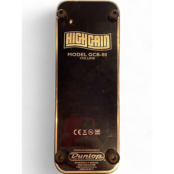 Used Dunlop GCB80 High Gain Volume Pedal