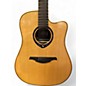 Used Lag Guitars THV30DCE Natural Acoustic Electric Guitar