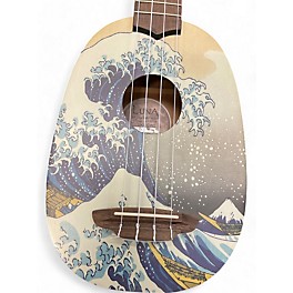 Used Luna Used Luna pineapple great wave Ukulele