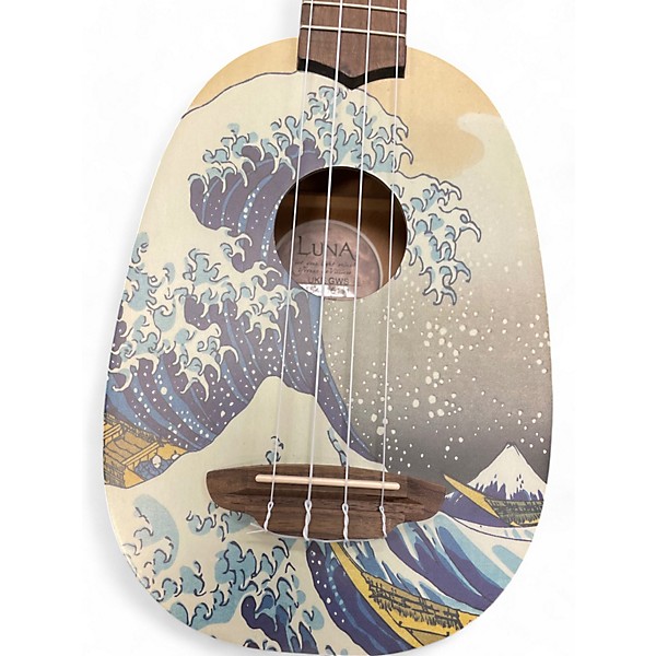 Used Luna Used Luna pineapple great wave Ukulele