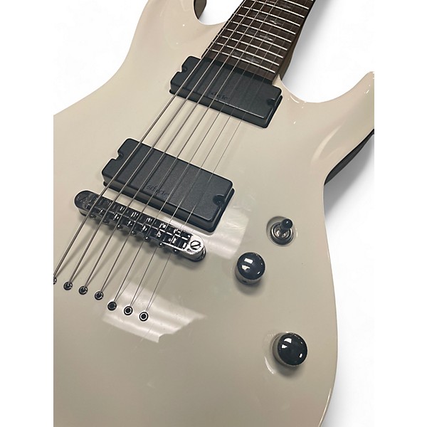 Used Schecter Guitar Research Used Schecter Guitar Research Demon 7 String Vintage White Solid Body Electric Guitar