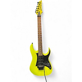 Used Ibanez Used Ibanez RG2XXV RG 25th Anniversary Yellow Solid Body Electric Guitar