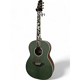 Used Takamine Used 2020 Takamine LTD2020 PEACE Trans Green Acoustic Electric Guitar