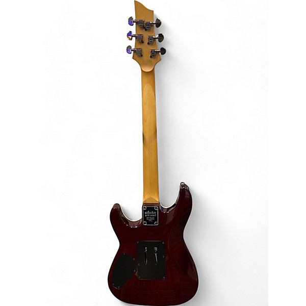 Used Schecter Guitar Research Used Schecter Guitar Research Omen Floyd Rose Trans Red Solid Body Electric Guitar