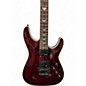 Used Schecter Guitar Research Used Schecter Guitar Research Omen Floyd Rose Trans Red Solid Body Electric Guitar