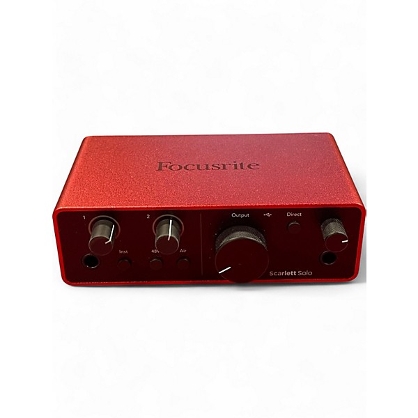 Used Focusrite Used Focusrite Scarlett Solo Studio Gen 4 Audio Interface