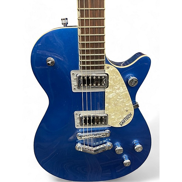 Used Gretsch Guitars Used Gretsch Guitars G-5220 Electromatic Blue Solid Body Electric Guitar