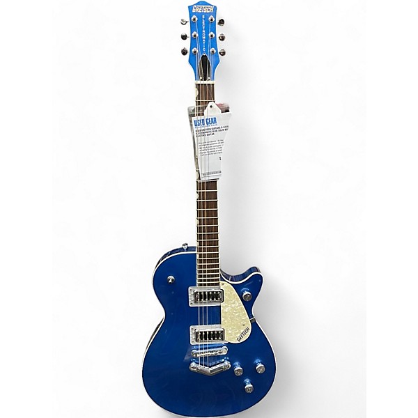 Used Gretsch Guitars Used Gretsch Guitars G-5220 Electromatic Blue Solid Body Electric Guitar