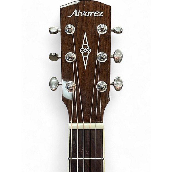 Used Alvarez Used Alvarez MD60 Herringbone Natural Acoustic Guitar