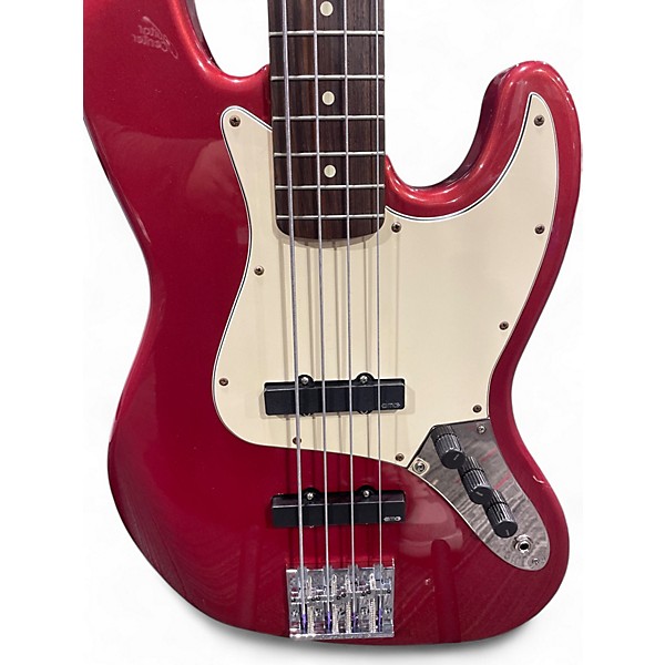 Used Fender Used Fender Standard Jazz Bass Candy Apple Red Metallic Electric Bass Guitar