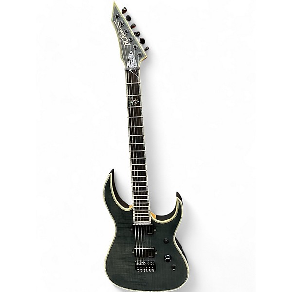 Used B.C. Rich Shredzilla Extreme Transparent Black Solid Body Electric Guitar