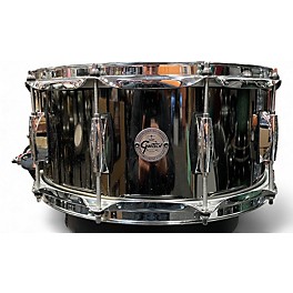 Used Gretsch Drums 14in black nickle over brass black nickel Drum