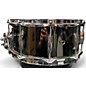 Used Gretsch Drums 14in black nickle over brass black nickel Drum