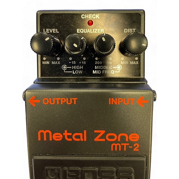 Used BOSS Used BOSS MT2 Metal Zone Distortion Effect Pedal