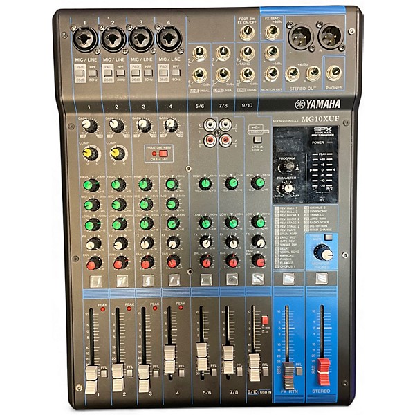 Used Yamaha MG10XUF Line Mixer