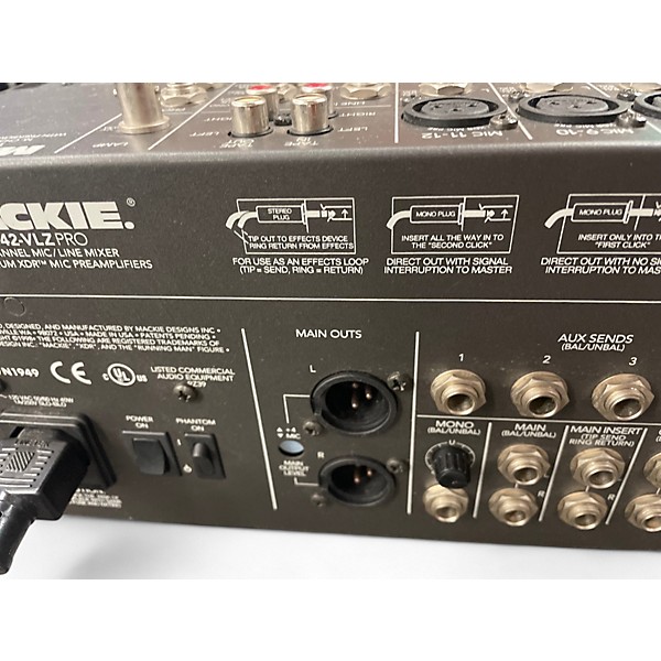 Used Mackie Used Mackie 1642vlz pro Unpowered Mixer