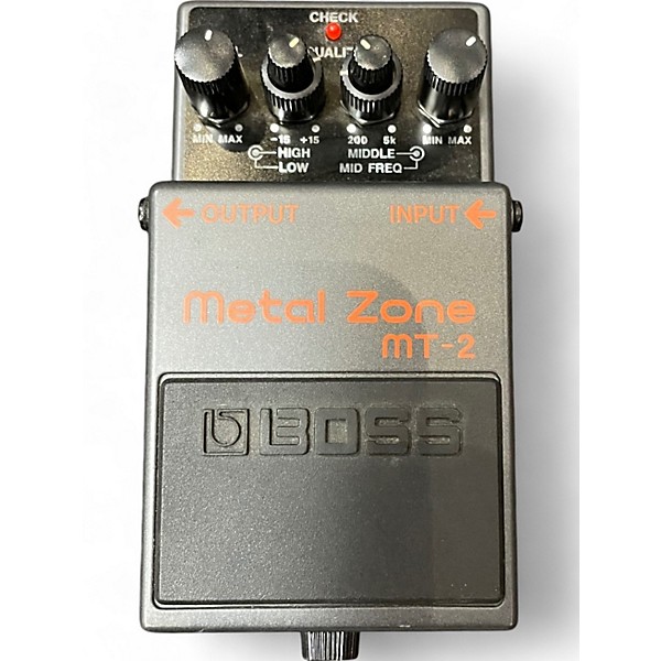 Used BOSS Used BOSS MT2 Metal Zone Distortion Effect Pedal