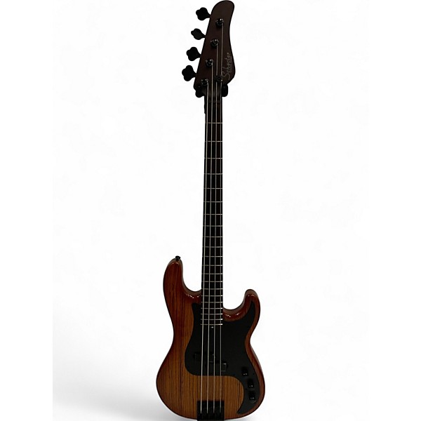 Used Schecter Guitar Research Used Schecter Guitar Research P4 EXOTIC Sunburst Electric Bass Guitar