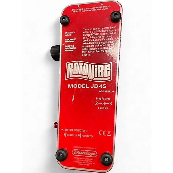 Used Dunlop Used Dunlop JD4S Rotovibe Vibrolla Effect Pedal