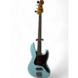 Used 2020 Squier Classic Vibe 1960S Jazz Bass Daphne Blue Electric Bass Guitar