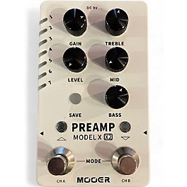 Used Mooer Preamp Model X2 Pedal