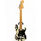 Used EVH Striped Series WHITE BLACK STRIPES Solid Body Electric Guitar thumbnail