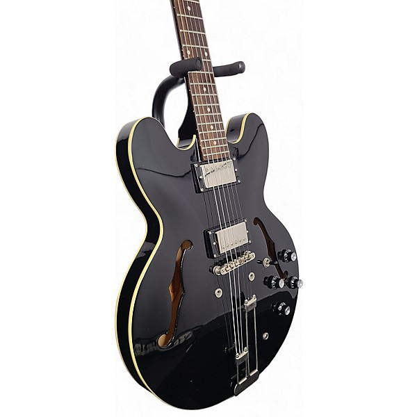 Used Epiphone Used 2010 Epiphone Dot Ebony Hollow Body Electric Guitar