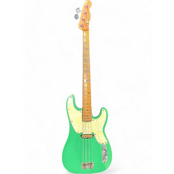 Vintage 1968 Fender TELECASTER BASS Green Refinish Electric Bass Guitar