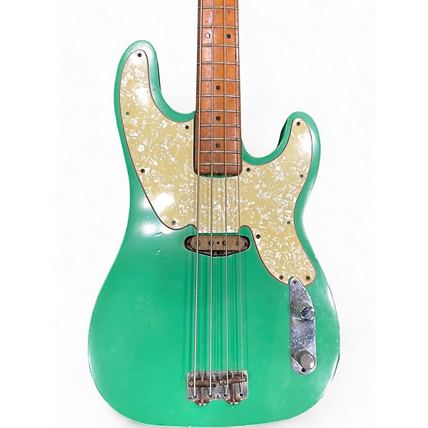 Vintage 1968 Fender TELECASTER BASS Green Refinish Electric Bass Guitar