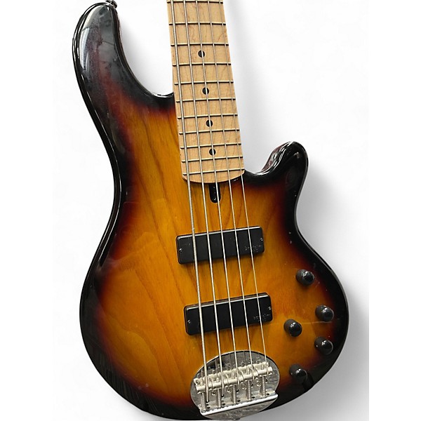 Used Lakland 55-01 Skyline Series 5 String 3 Color Sunburst Electric Bass Guitar