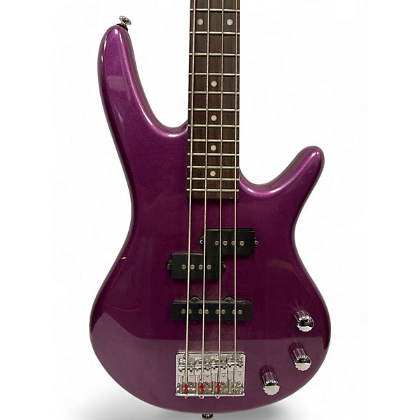 Used Ibanez Used Ibanez GSRM20 Mikro Short Scale Purple Electric Bass Guitar