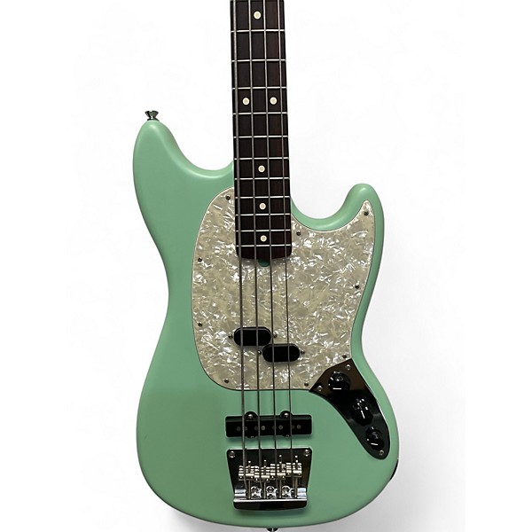 Used Fender Used Fender American Performer Mustang Bass Seafoam Green Electric Bass Guitar