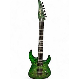 Used Legator Ninja Overdrive 6 Green Solid Body Electric Guitar