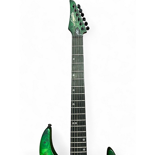 Used Legator Ninja Overdrive 6 Green Solid Body Electric Guitar