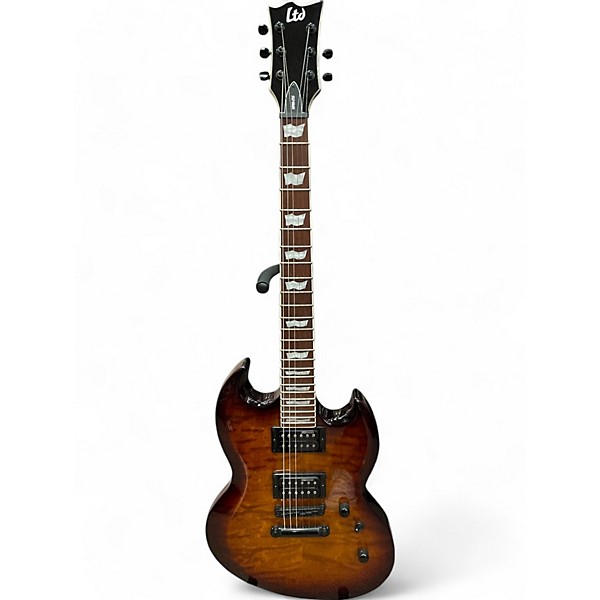Used ESP LTD Viper 256 Amber Solid Body Electric Guitar