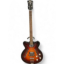 Vintage Hofner Vintage Hofner 500 Series 3 Tone Sunburst Electric Bass Guitar