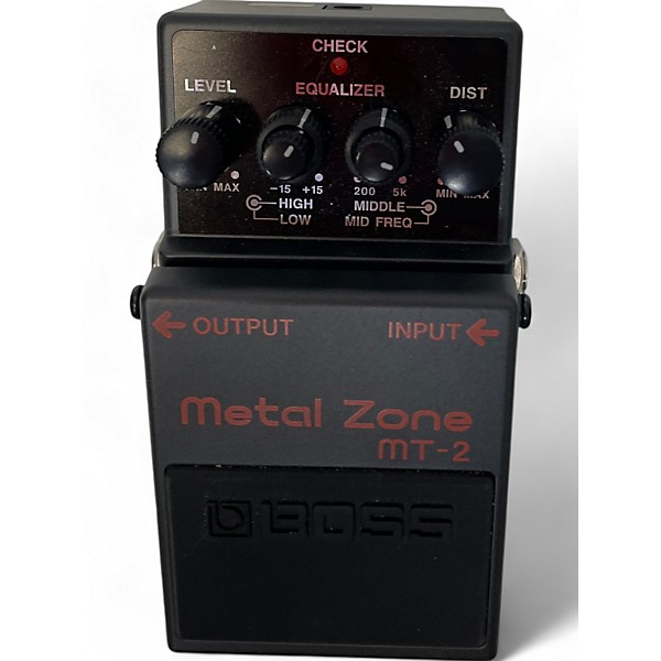 Used BOSS Used BOSS MT2 Metal Zone Distortion Effect Pedal