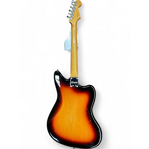 Used Fender Kurt Cobain Signature Jaguar Left Handed 2 Tone Sunburst Electric Guitar