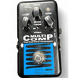 Used EBS Multicomp Compressor Bass Effect Pedal