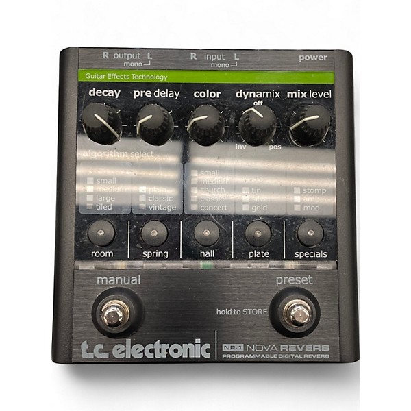 Used TC Electronic NR1 REVERB Effect Pedal
