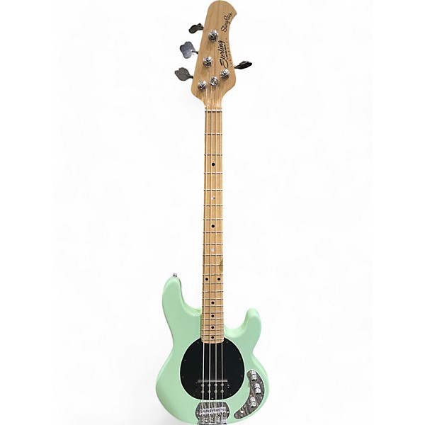 Used Sterling by Music Man Ray4 Mint Green Electric Bass Guitar