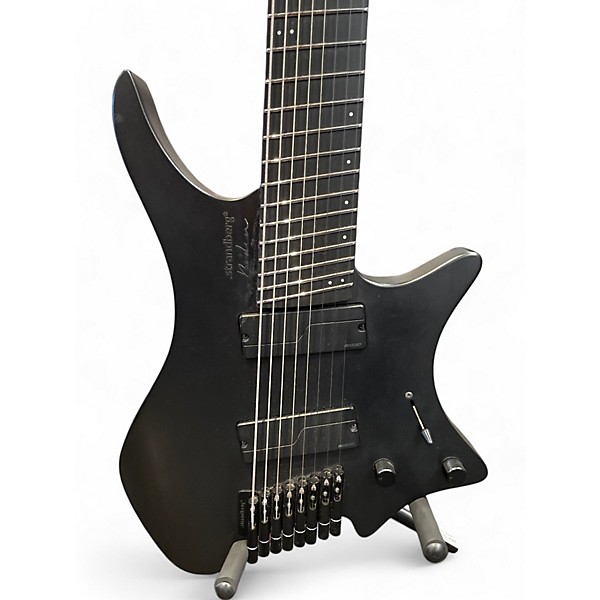 Used strandberg Boden Metal 8 Black Solid Body Electric Guitar