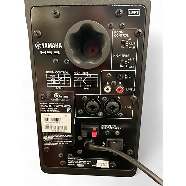 Used Yamaha HS3 Powered Monitor