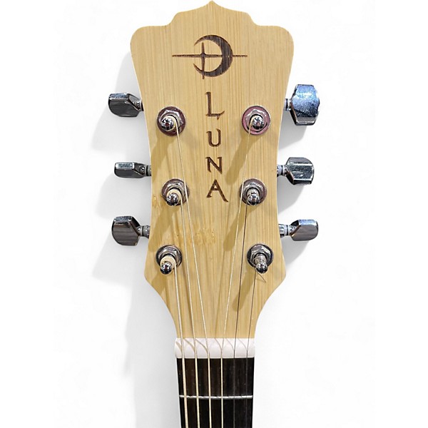 Used Luna Used Luna WL BAMBOO GAE Natural Acoustic Electric Guitar