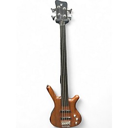 Used Warwick Standard Corvette 4 String Fretless bubinga Electric Bass Guitar