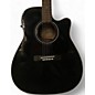 Used Yamaha FGX412CBL Black Acoustic Electric Guitar thumbnail