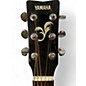 Used Yamaha FGX412CBL Black Acoustic Electric Guitar