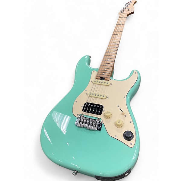 Used Gtrs p801 Seafoam Green Solid Body Electric Guitar