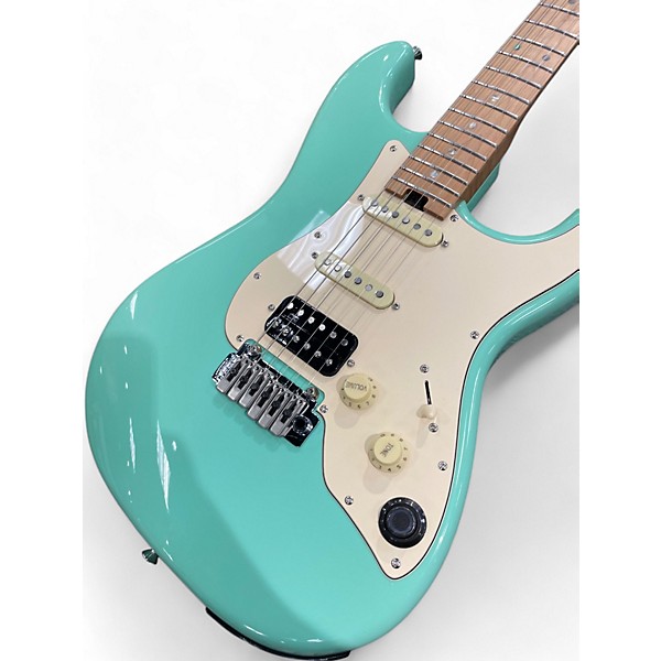 Used Gtrs p801 Seafoam Green Solid Body Electric Guitar