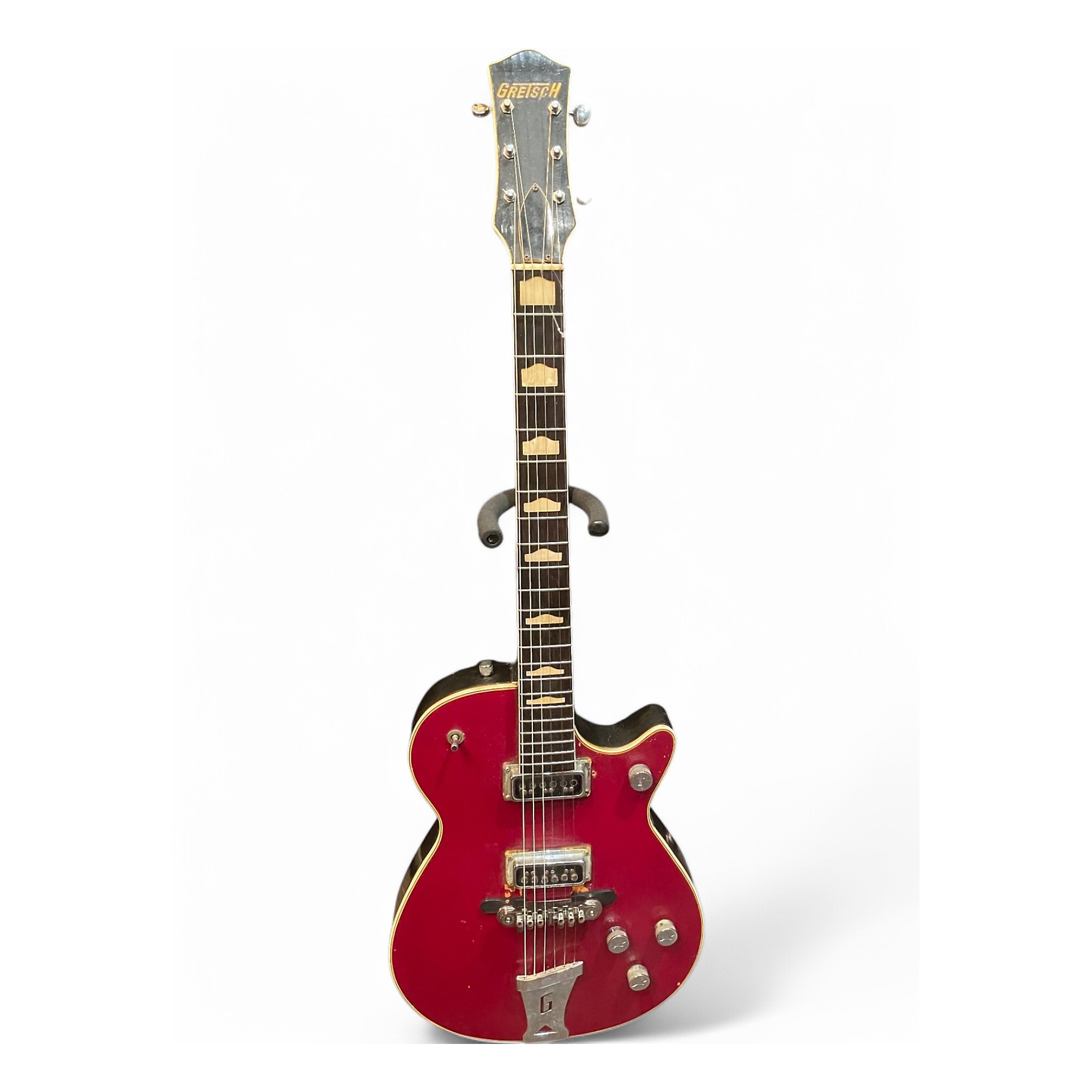 Vintage 1957 Gretsch Guitars 6131 jet firebird red Solid